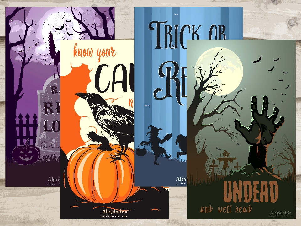 2017 Halloween Posters - Alexandria Library Automation Software